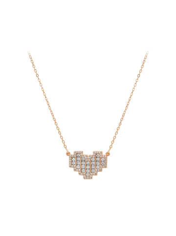 faina Necklace in Rose Gold