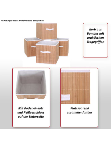 MCW 4er-Set Faltbox C21, Weiß