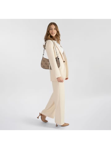 Guess Noelle II Schultertasche 29 cm in latte logo