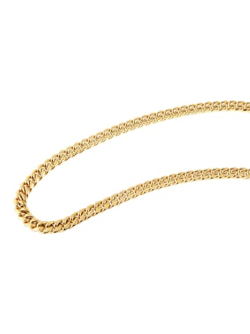 Adeliás Unisex Halskette – Panzerkette aus Edelstahl 60 cm in gold