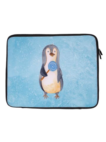 Mr. & Mrs. Panda Laptop Tasche Pinguin Lolli ohne Spruch in Eisblau