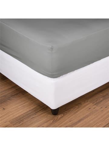 NAUTICA HOME Nautica Home Jersey Spannbettlaken, 100x200 cm in Silber