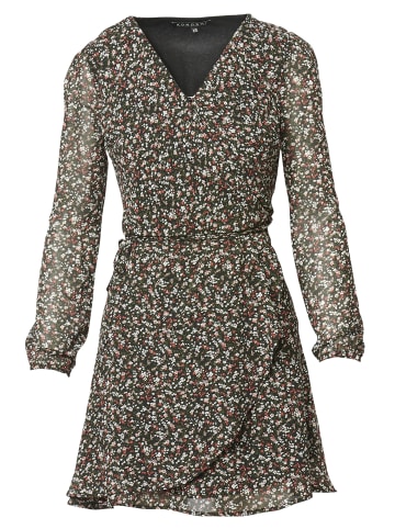 KOROSHI Kleid mit langen ärmeln in bunt