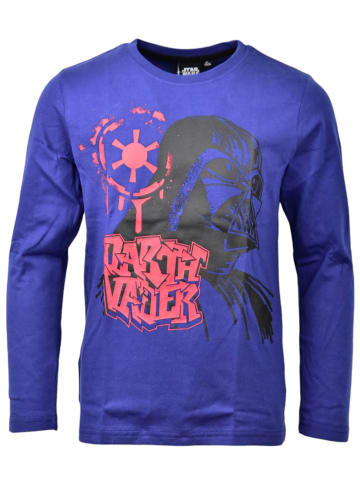 Star Wars Langarmshirt Star Wars Darth Vader in Dunkelblau