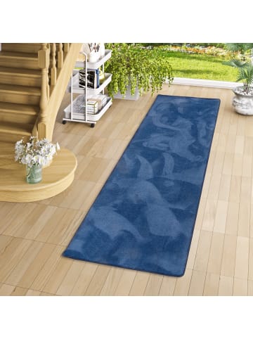 Snapstyle Hochflor-Läufer Deluxe in dunkelblau