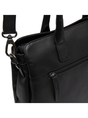 The Chesterfield Brand Valmonte Schultertasche Leder 32 cm in black
