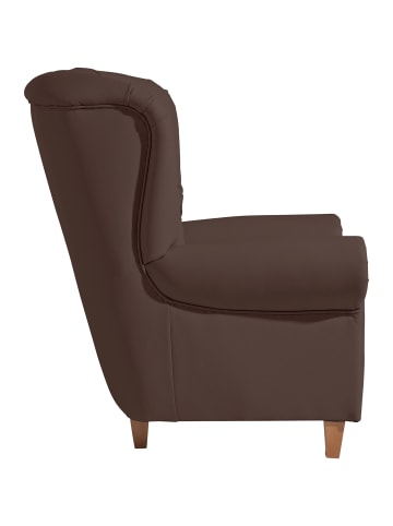 others HOCHLEHNSESSEL Katrin Bezug Kunstleder Buche natur / braun