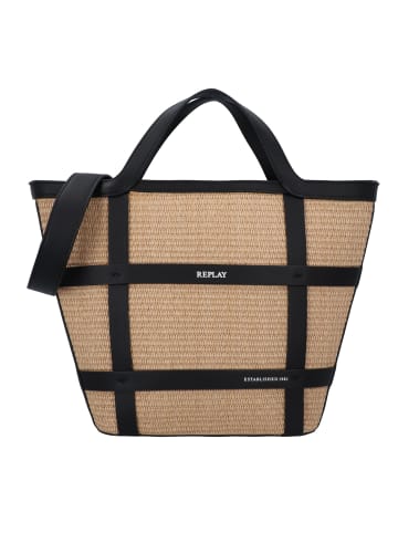 Replay Handtasche 35 cm in straw beige