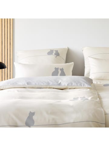 Elegante Bettwäsche You and Me in creme