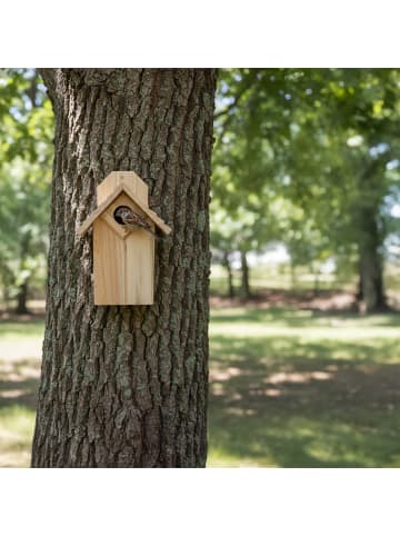 relaxdays Nistkasten in Natur - (B)15,5x (H)25 x (T)15 cm