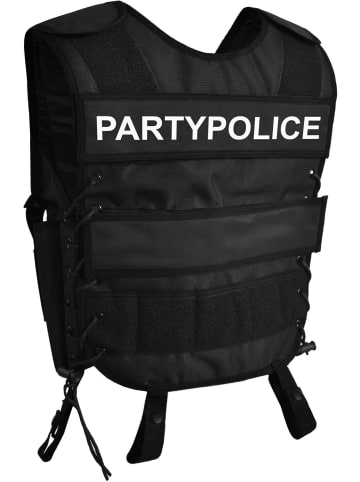 Normani Outdoor Sports Weste mit abnehmbarem Klett-Patch Tac Charge-V in PARTYPOLICE