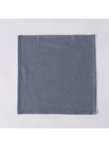 Boltze Baumwollservietten LENEA, 4er-Set in Grau, 40 x 40 cm
