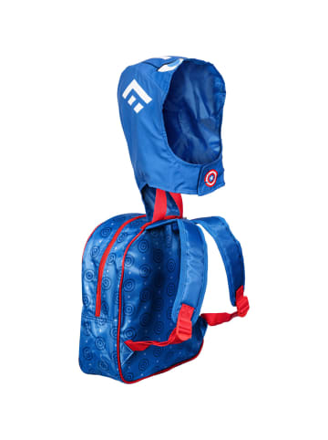 Marvel Rucksack Captain America GuriHiru-Hooded in blau