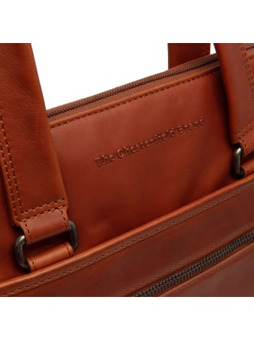 The Chesterfield Brand Elvas Aktentasche Leder 40 cm Laptopfach cognac