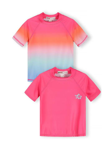Minoti 2-er Pack Badeshirts 30SWIM175 in pink