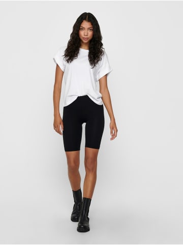 ONLY Shorts Leggings 2-er Stück Pack Fitness Radlerhose ONLLIVE in Schwarz-Schwarz