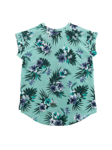Jack Wolfskin Bluse Victoria Tropical Shirt Damen Bluse Hemd Funktions in Blau