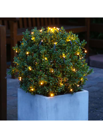 MARELIDA LED Lichternetz Lichterkette für Buchsbaum D: 50cm in schwarz