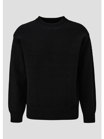 QS Strickpullover in 9999_schwarz