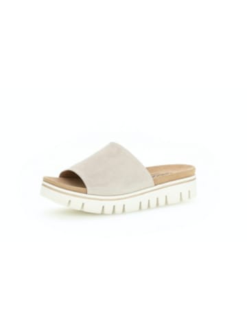 Gabor Pantoletten für Damen in beige in beige