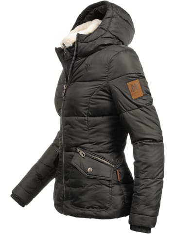 Navahoo Winterjacke Megan in Schwarz