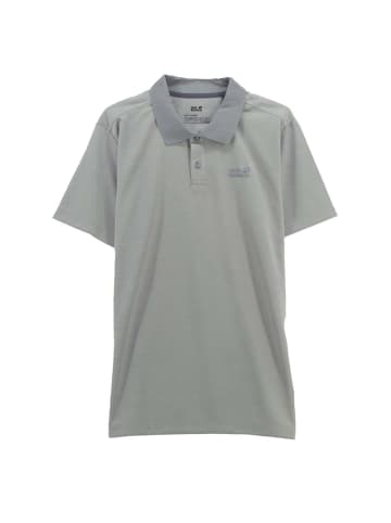 Jack Wolfskin Polo Shirt Tech Pique Polo Shirt Herren T-Shirt Sport-Polo Shirt in Grün