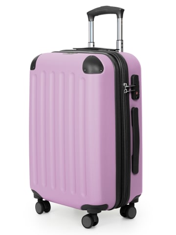 Hauptstadtkoffer Spree - Koffer Handgepäck Bordgepäck Trolley 55 x 36 x 21 cm erweiterbar max. 42 L, TSA in Flieder