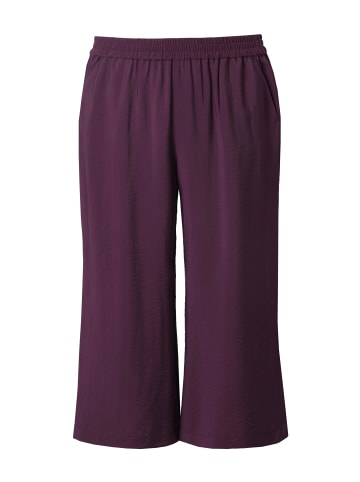 Ulla Popken Culotte in dunkle pflaume