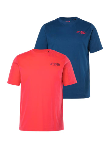 JP1880 Kurzarm T-Shirt in chilirot