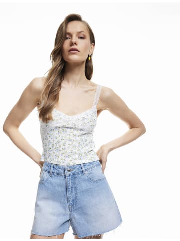 KOTON TANKTOPS in Blau Gemustert