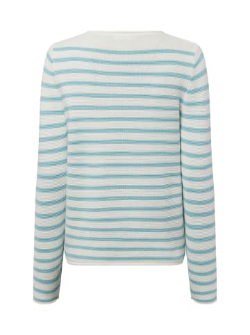 Franco Callegari Strickpullover in weiß hellblau - 0009