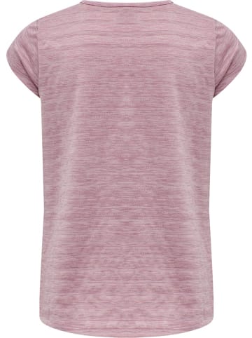 Hummel Kinder Sportshirt "Hmldakota T-Shirt S/S" in Rosa