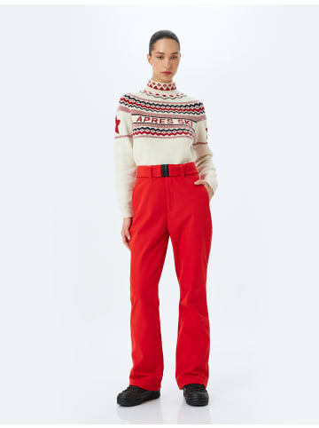 KOTON Sweater in Rot Gemustert