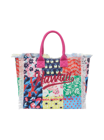 IZIA Tote Bag Tote Bag in Multicolor Fuchsia