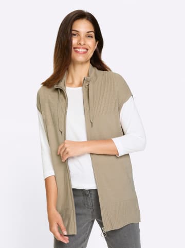 Sieh an! Strickweste in beige
