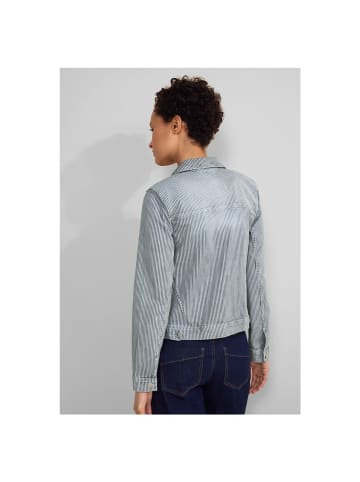 Street One Jeansjacke in stripe soft washed