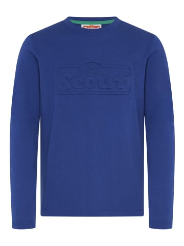 Scout Langarmshirt in blau
