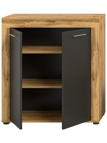 ebuy24 Sideboard Jam Grau 80 x 35 cm