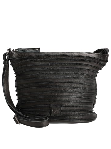 FREDs BRUDER Riffelinchen - Schultertasche 28 cm (black) in schwarz