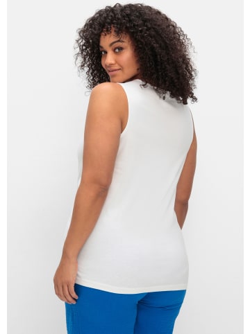 sheego Tanktop in weiß