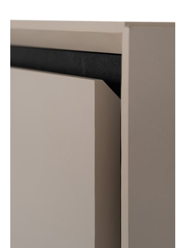 Furn.Design Couchtisch sand, schwarz 94 cm, Wohnzimmertisch mit Stauraum