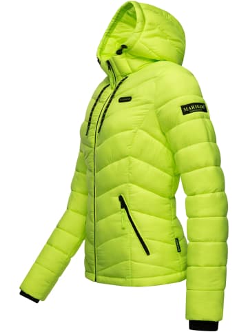 Marikoo Steppjacke Kuala in Neon Green2