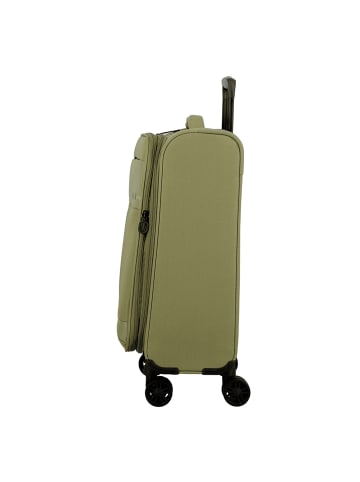 Jump Monthélys 4 Rollen Kabinentrolley 55 cm mit Dehnfalte in light green