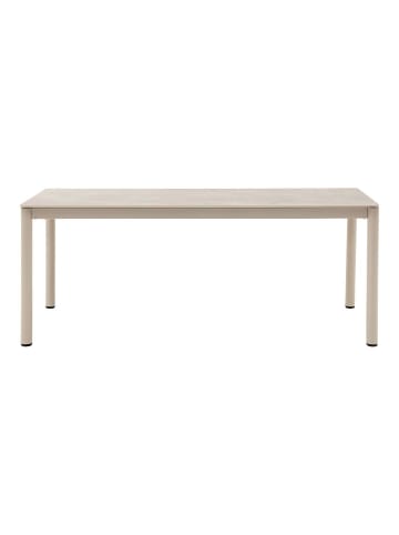 ebuy24 Gartentisch Asta Sandfarben 200 x 90 cm