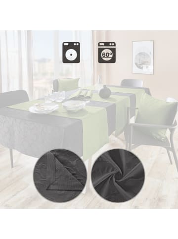 Erwin Müller Jacquard Tischdecke Düsseldorf in anthrazit