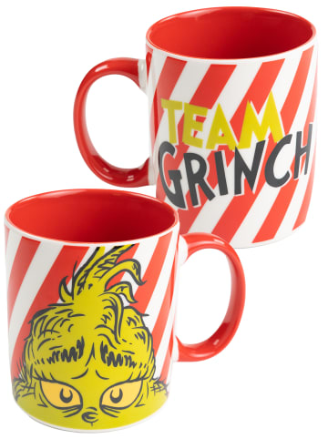 The Grinch The Grinch Tasse - Team Grinch aus Keramik 320 ml in weiß/rot