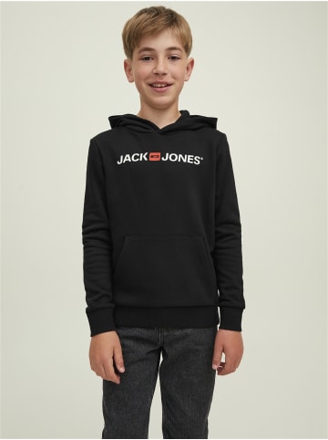Jack & Jones Hoodie Kapuzen Pullover Sweater Basic JJECORP in Schwarz