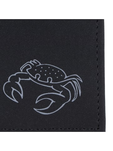 oxmox New Cryptan Geldbörse RFID Schutz 11 cm schwarz-crab 2.0grey