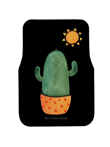 Mr. & Mrs. Panda Auto Fußmatte Kaktus Sonne ohne Spruch in Schwarz