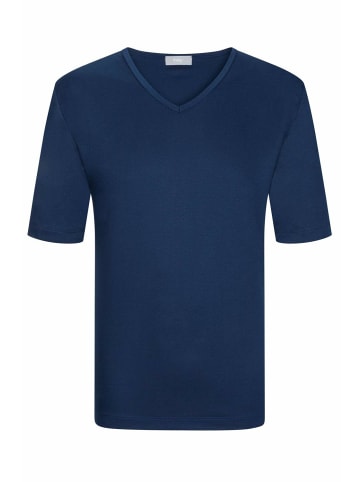 Mey Pyjama kurz für Herren in blau